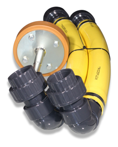 Connection material f/medicator D9AL wo/MX900 f/1 1/2"